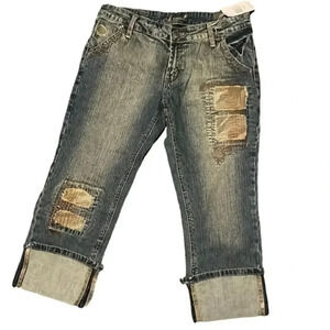 NWT‎ J-Star Cropped Cuffed Jeans 7/8